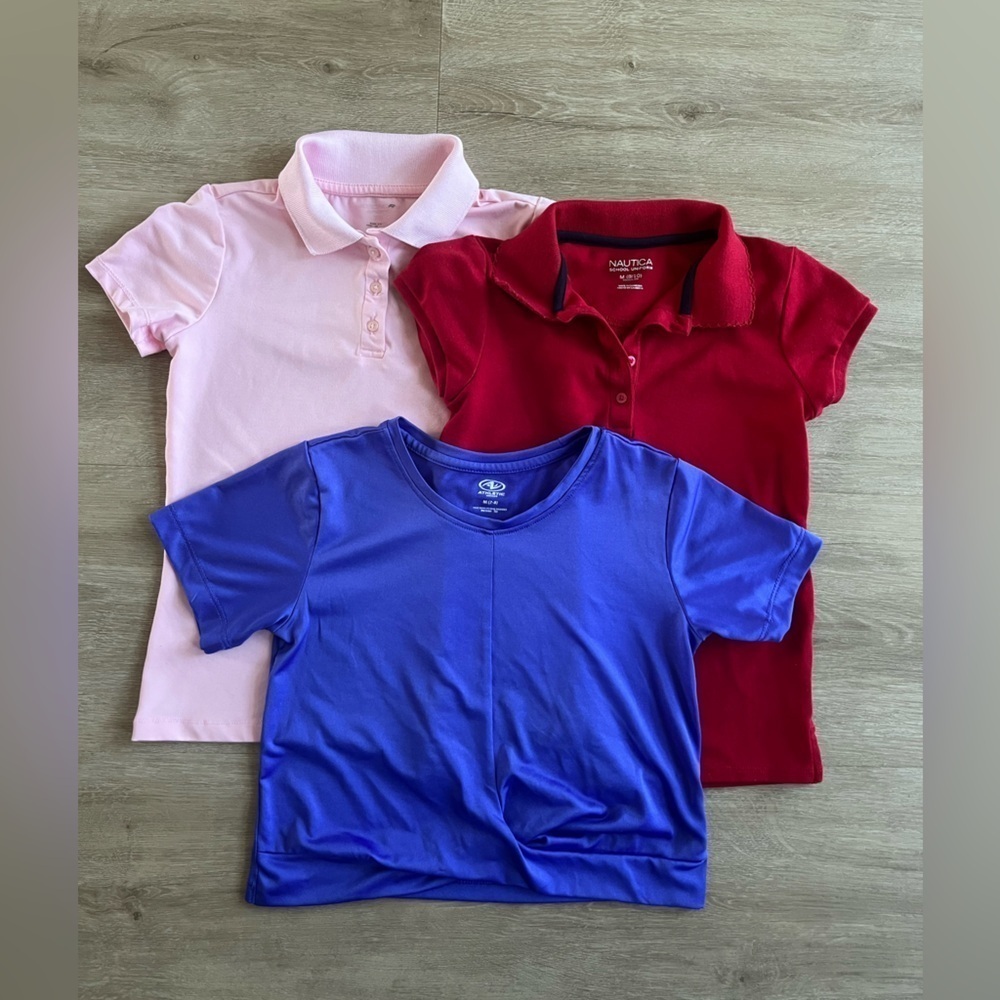 Lot of 3 Girls Shirts SZ 8